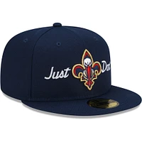 Casquette New Era x Just Don Orleans Pelicans bleu marine 59FIFTY pour homme