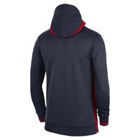 Men's Nike Navy New Orleans Pelicans Authentic Showtime Performance Full-Zip Hoodie