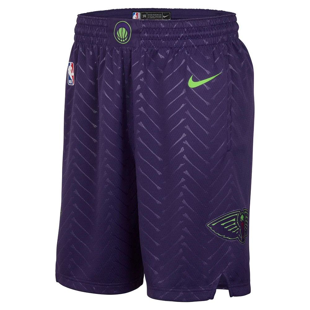 Short Nike violet New Orleans Pelicans City Edition 2024/25 pour homme