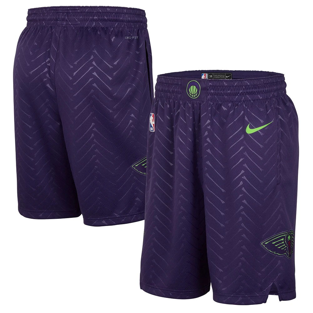 Short Nike violet New Orleans Pelicans City Edition 2024/25 pour homme