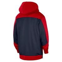 Men's Nike Red New Orleans Pelicans Authentic On-Court Showtime Performance Full-Zip Hoodie