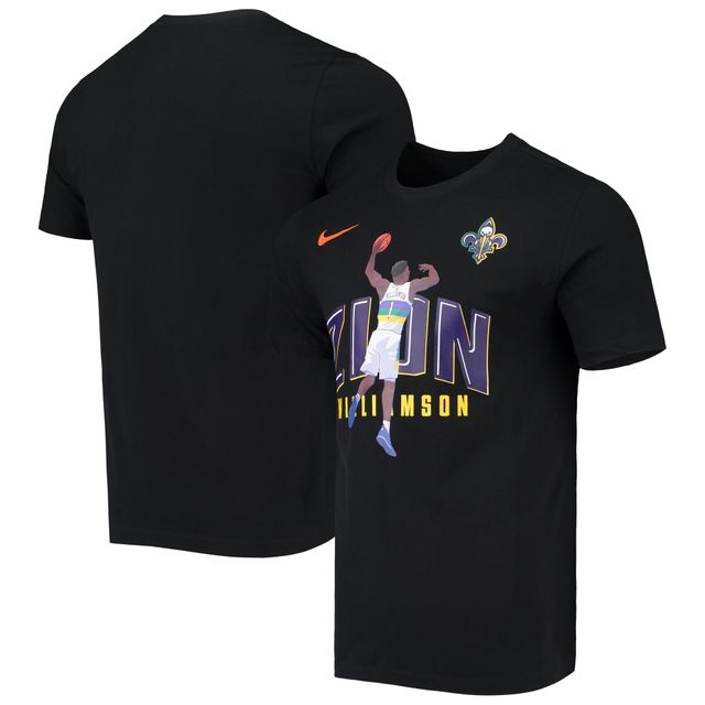 T-shirt Nike New Orleans Pelicans Hero Performance pour homme Zion Williamson noir