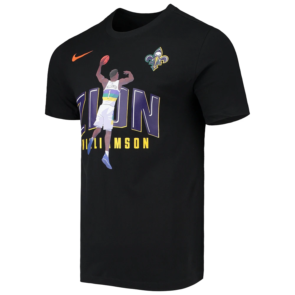 Men's Nike Zion Williamson Black New Orleans Pelicans Hero Performance T-Shirt