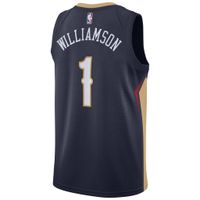 Men's Nike Zion Williamson Navy New Orleans Pelicans 2019 NBA Draft First Round Pick Swingman Jersey - Icon Edition