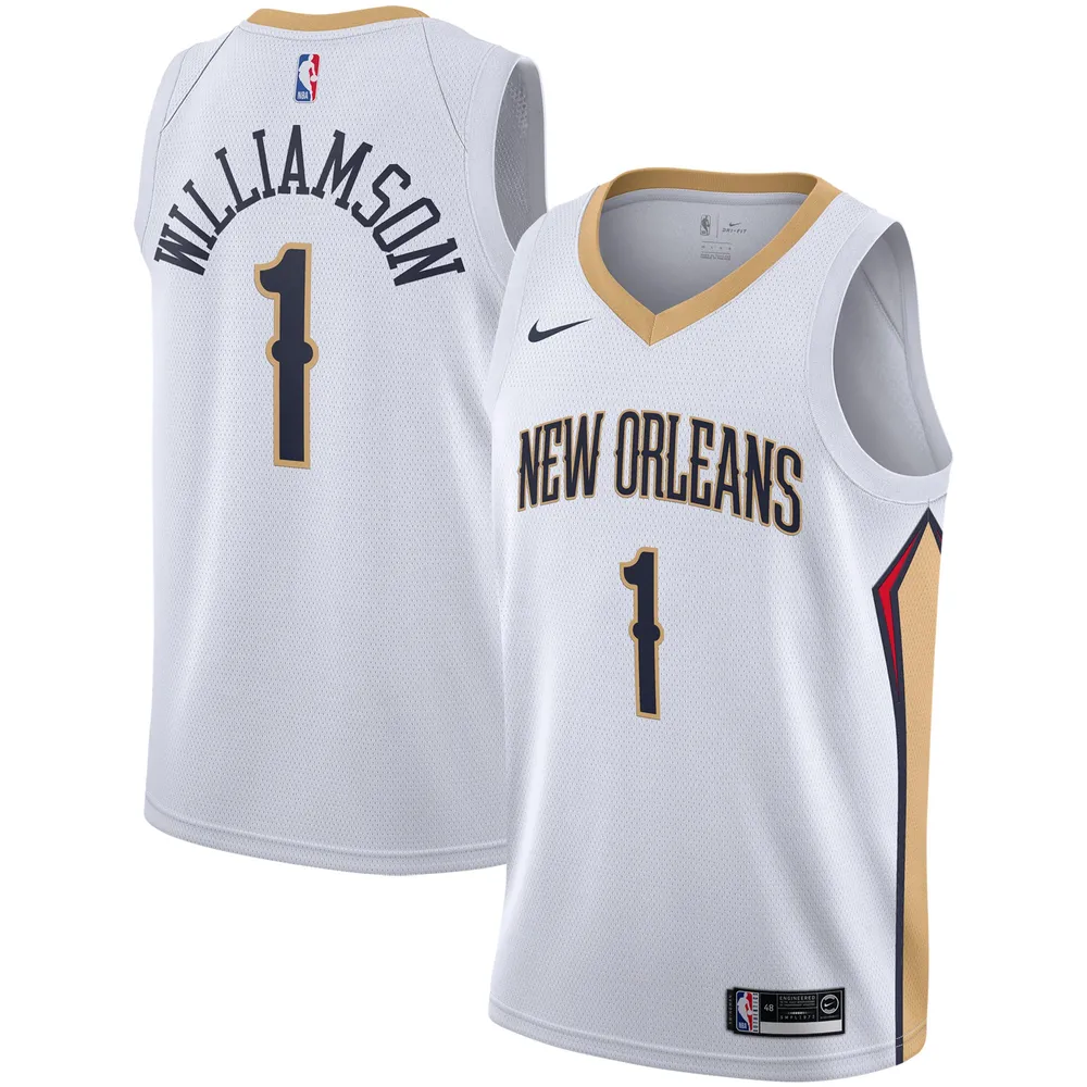 Zion Williamson New Orleans Pelicans Preschool Logo 2021/22 City Edition  Replica Jersey - White