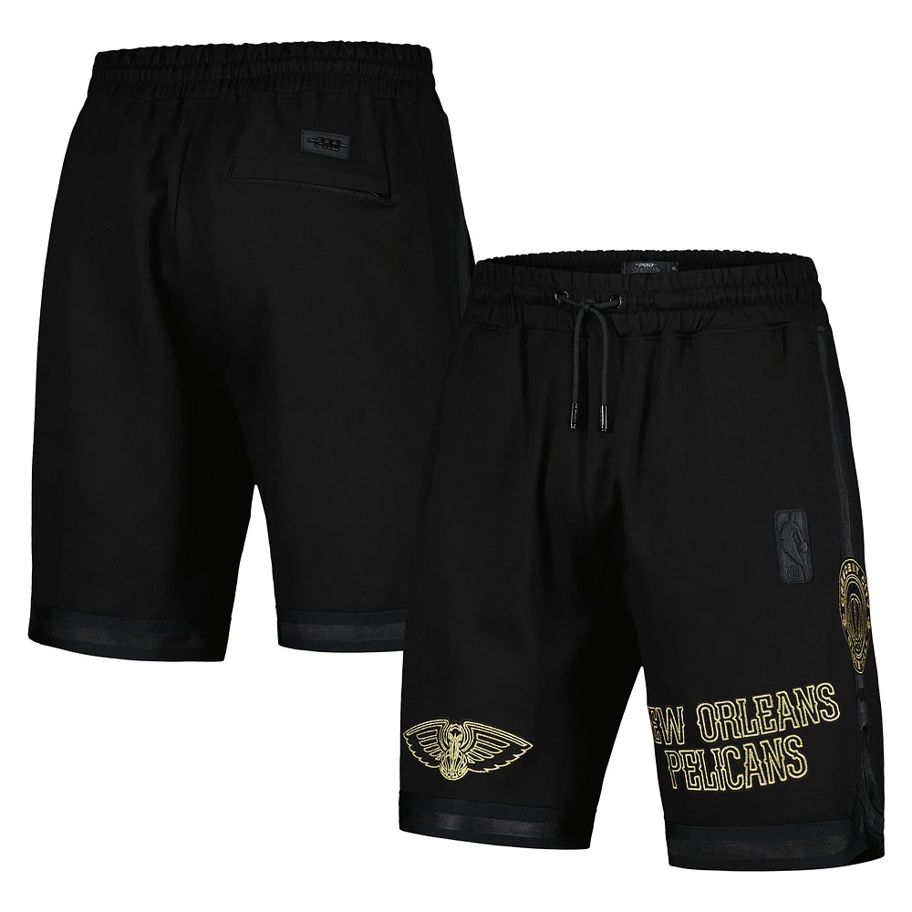 Men's Pro Standard Black New Orleans Pelicans Shorts