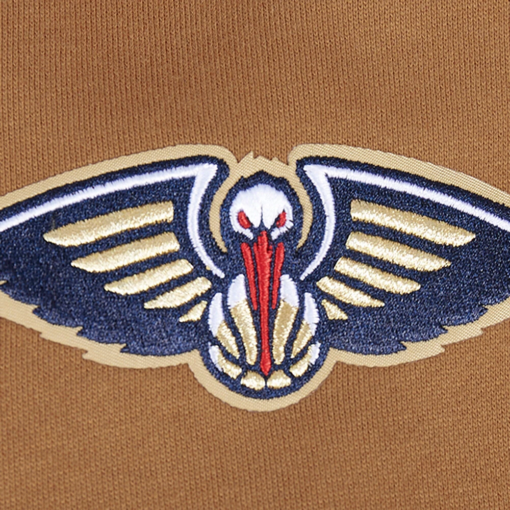 Sweat à capuche épaules tombantes Pro Standard Brown New Orleans Pelicans Paint the City pour homme