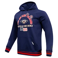 Men's Pro Standard Navy New Orleans Pelicans Area Code Pullover Hoodie