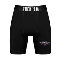 Men's Rock Em Socks New Orleans Pelicans Primary Crew & Boxer Briefs Combo Pack