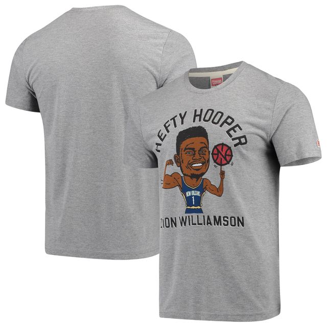 T-shirt Zion Williamson New Orleans Pelicans Player graphique gris pour homme