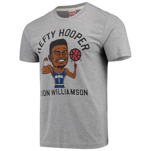 T-shirt Zion Williamson New Orleans Pelicans Player graphique gris pour homme