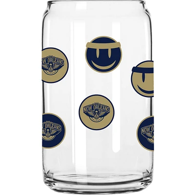 New Orleans Pelicans 16oz. Smiley Can Glass