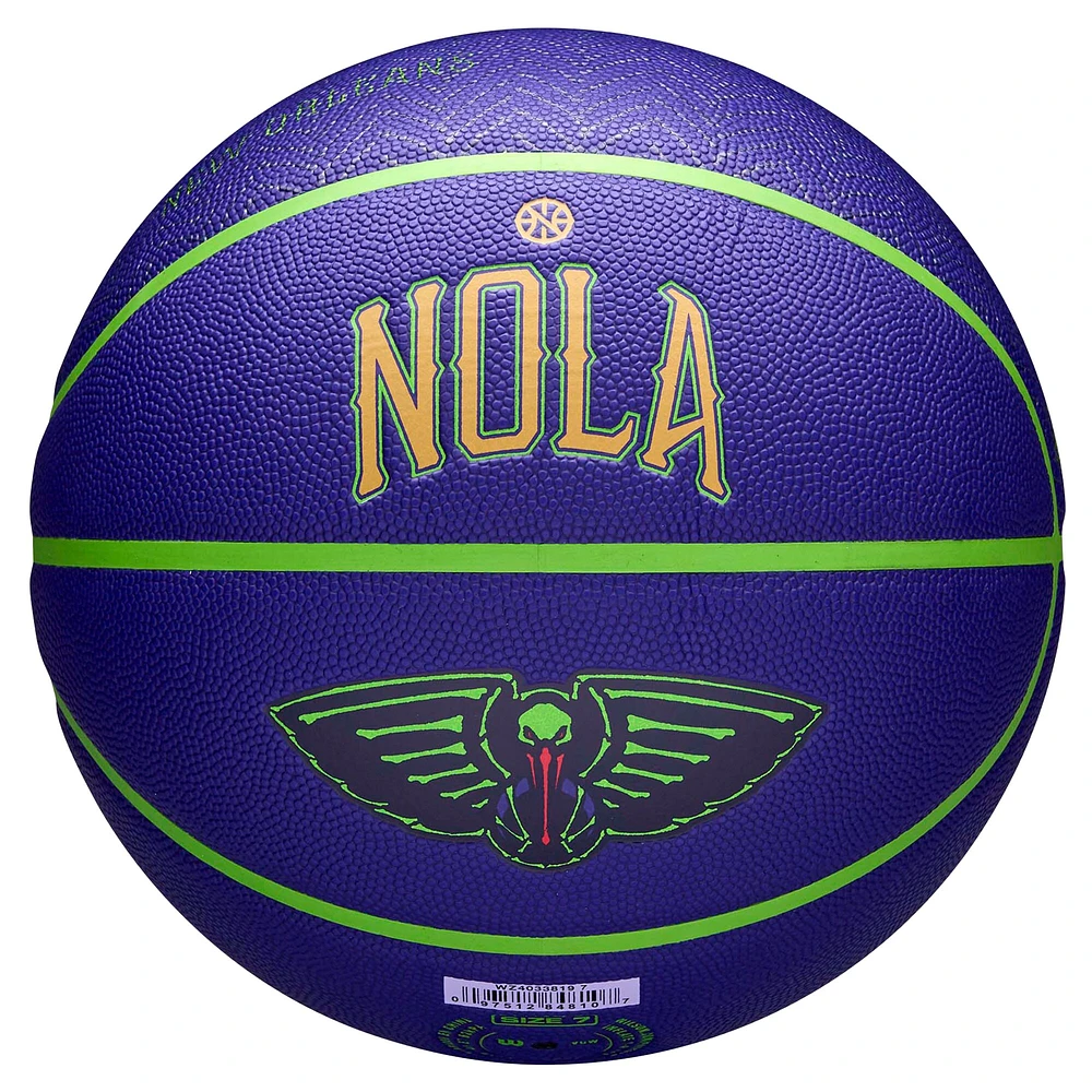 Ballon de basket-ball de collection New Orleans Pelicans 2024-25 City Edition