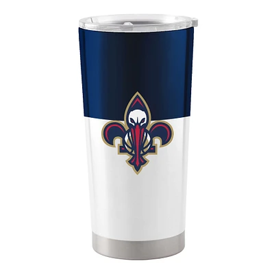 New Orleans Pelicans 20oz. Colorblock Stainless Steel Tumbler