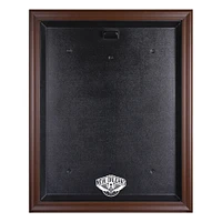 New Orleans Pelicans Brown Framed Logo Jersey Display Case