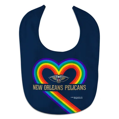 New Orleans Pelicans WinCraft Newborn & Infant Rainbow Baby Bib