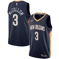 Maillot Nike C.J. McCollum Navy New Orleans Pelicans Swingman - Icon Edition