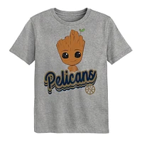 Ensemble de t-shirts deux pièces pour enfants d'âge préscolaire New Orleans Pelicans Guardians Of The Galaxy