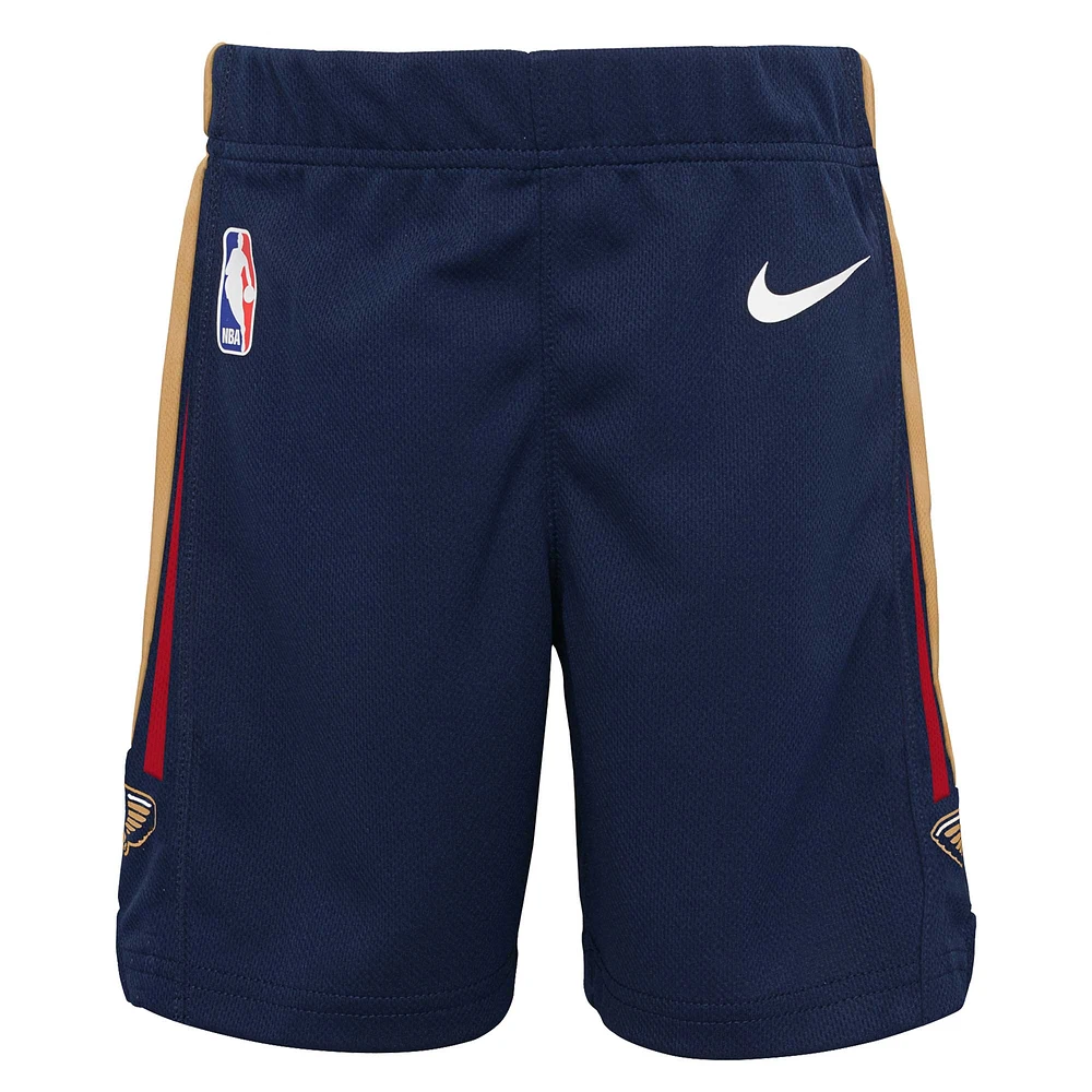 Preschool Nike Navy New Orleans Pelicans Icon Replica Shorts