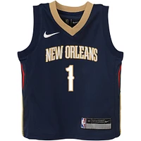 Préscolaire Nike Zion Williamson Marine New Orleans Pelicans Swingman Player Jersey - Icon Edition