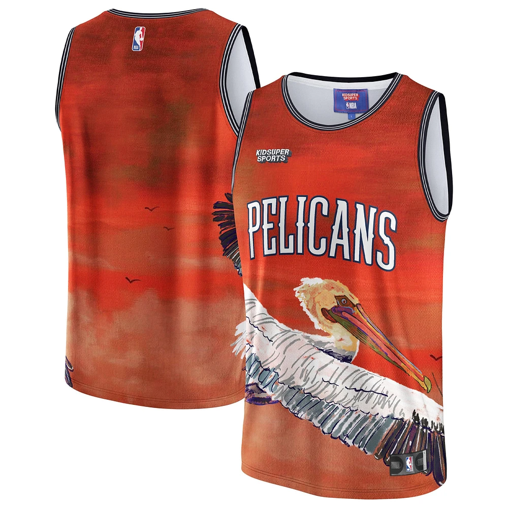 Maillot unisexe NBA & KidSuper Studios by Fanatics Red New Orleans Pelicans Hometown