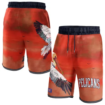 New Orleans Pelicans NBA & KidSuper Studios by Fanatics Unisex Hometown Shorts - Red