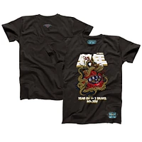 T-shirt unisexe NBALab x Hyperfly Heather Black New Orleans Pelicans Collection Année du serpent Nouvel An lunaire