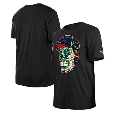 Unisex New Era Black Orleans Pelicans Sugar Skull T-Shirt