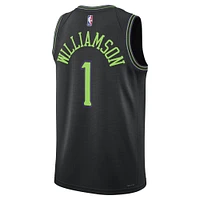 Maillot Nike Swingman unisexe Zion Williamson noir New Orleans Pelicans 2023/24 - City Edition