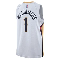 Maillot New Orleans Pelicans Swingman Nike Zion Williamson Unisexe Blanc - Édition Association