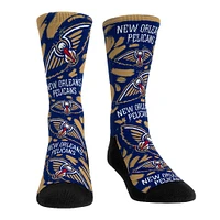 Chaussettes unisexes Rock Em New Orleans Pelicans Allover Logo & Paint Crew