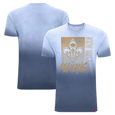 T-shirt unisexe Sportiqe bleu marine New Orleans Pelicans Bingham Sun-Fade