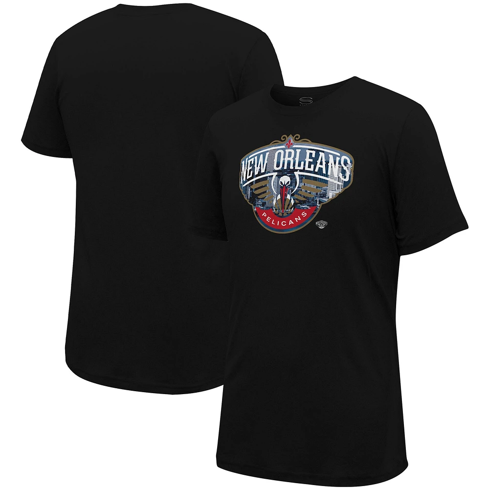 T-shirt unisexe Stadium Essentials New Orleans Pelicans City View noir