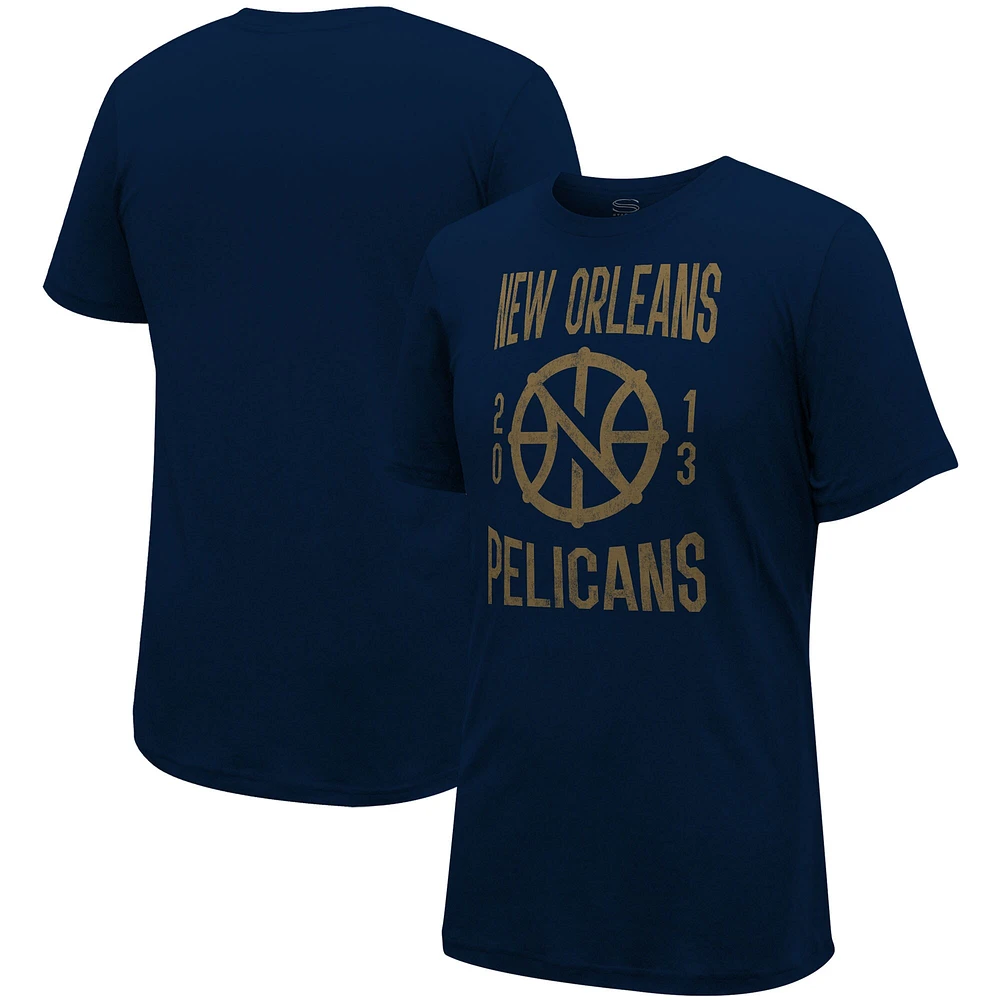 T-shirt unisexe Stadium Essentials bleu marine New Orleans Pelicans City Year