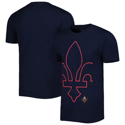 New Orleans Pelicans Stadium Essentials Unisex Element Logo Pop T-Shirt - Navy
