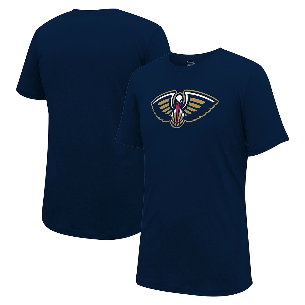 Unisex Stadium Essentials Navy New Orleans Pelicans Primary Logo T-Shirt