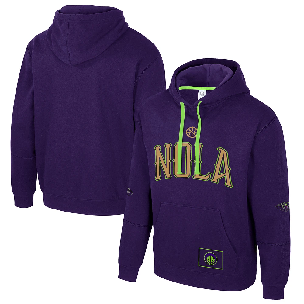 Sweat à capuche unisexe Stadium Essentials violet New Orleans Pelicans 2024/25 City Edition Star