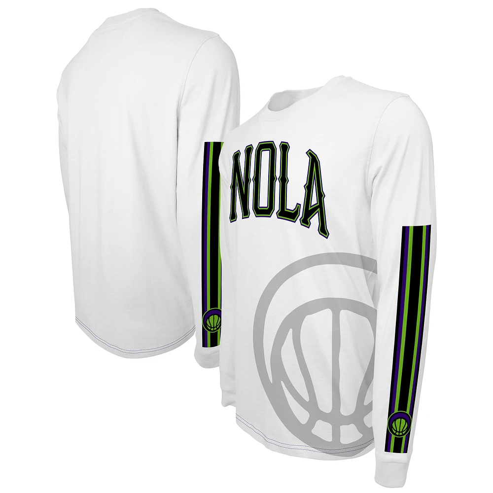 T-shirt à manches longues unisexe Stadium Essentials New Orleans Pelicans 2023/24 City Edition Scoreboard