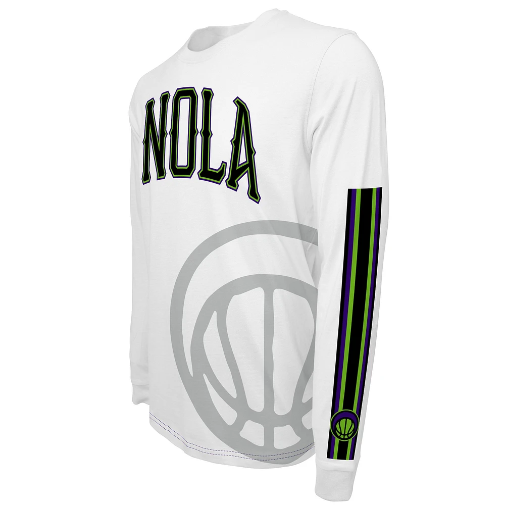 T-shirt à manches longues unisexe Stadium Essentials New Orleans Pelicans 2023/24 City Edition Scoreboard