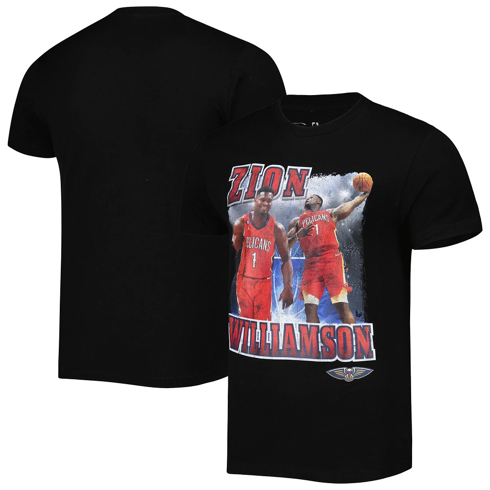 T-shirt unisexe Stadium Essentials Zion Williamson noir New Orleans Pelicans City Edition Double Player