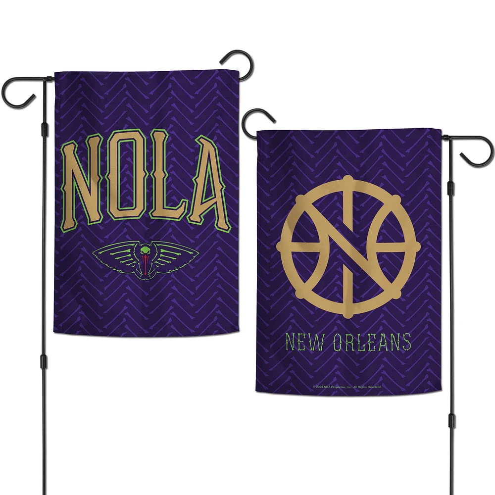 WinCraft  New Orleans Pelicans 2024/25 City Edition 12" x 18" Two-Sided Garden Flag