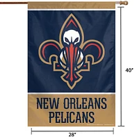 WinCraft New Orleans Pelicans 28" x 40" Primary Logo Single-Sided Vertical Banner