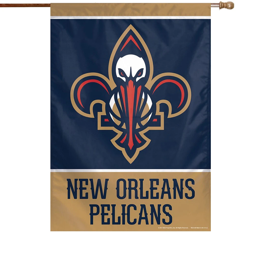 WinCraft New Orleans Pelicans 28" x 40" Primary Logo Single-Sided Vertical Banner