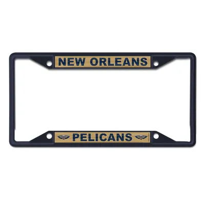 New Orleans Pelicans WinCraft Chrome Color License Plate Frame