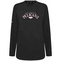 Sweat-shirt à col cintré Beaudry pour la fête des mères New Orleans Pelicans de Levelwear femme, noir
