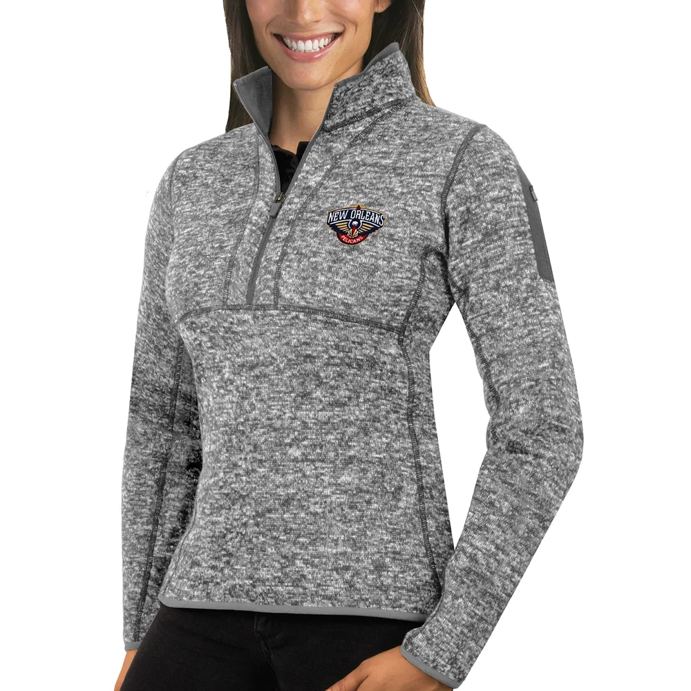 Lids Baltimore Orioles Antigua Women's Fortune Half-Zip Pullover Sweater