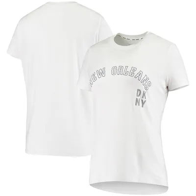 Women's DKNY Sport White Dallas Cowboys Ava Tri-Blend T-Shirt