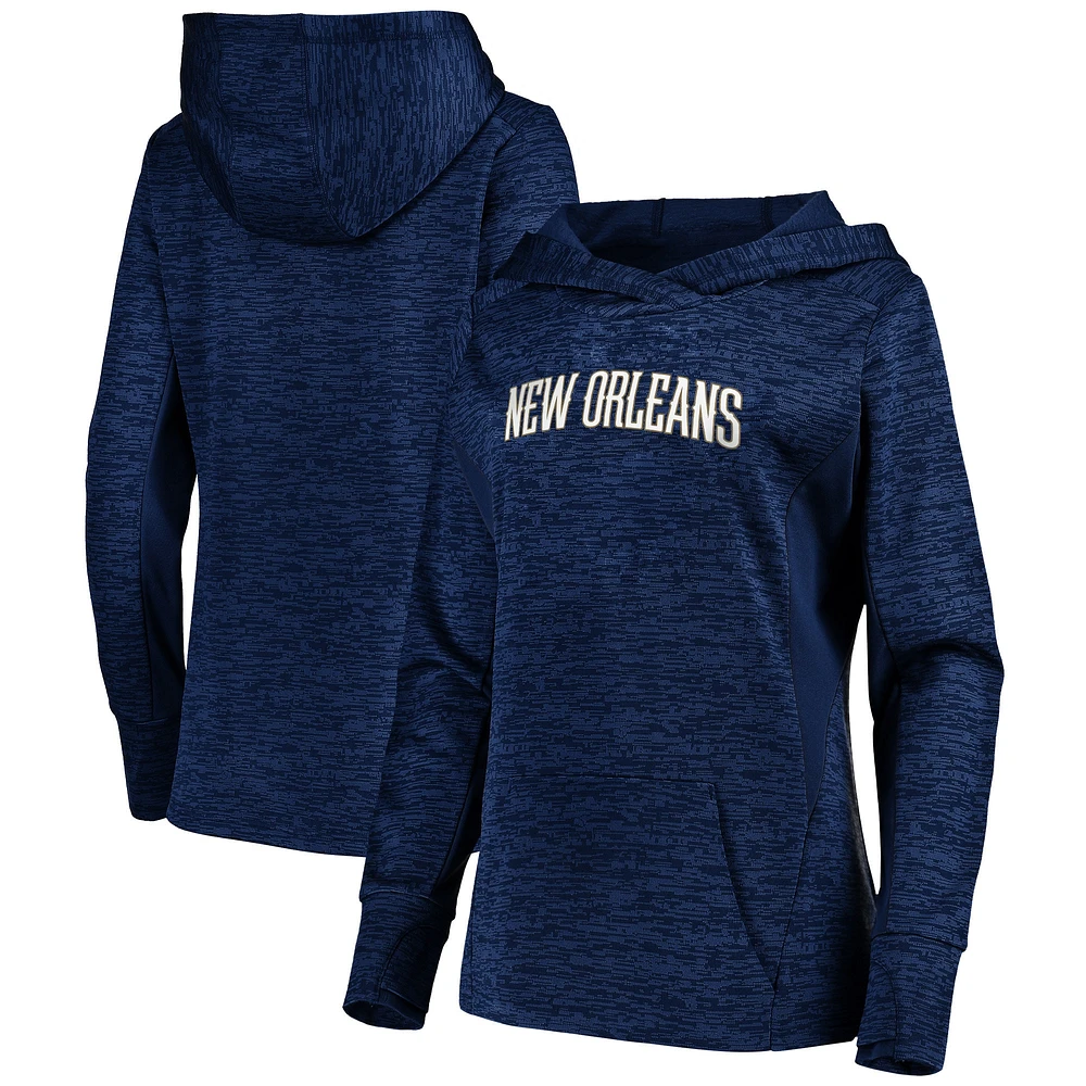 Women's Fanatics Navy New Orleans Pelicans Showtime Done Better Pullover Hoodie