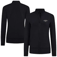 Women's Levelwear Black New Orleans Pelicans Shine Full-Zip Jacket
