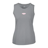 Women's Levelwear  Gray New Orleans Pelicans Mother's Day Macy Core Logo Tank Top